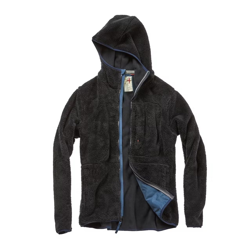 Relwen Shag Fleece Zip Hoodie - Midnight Color - Large